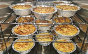 Brit Boy Street Food pies in a warming cabinet