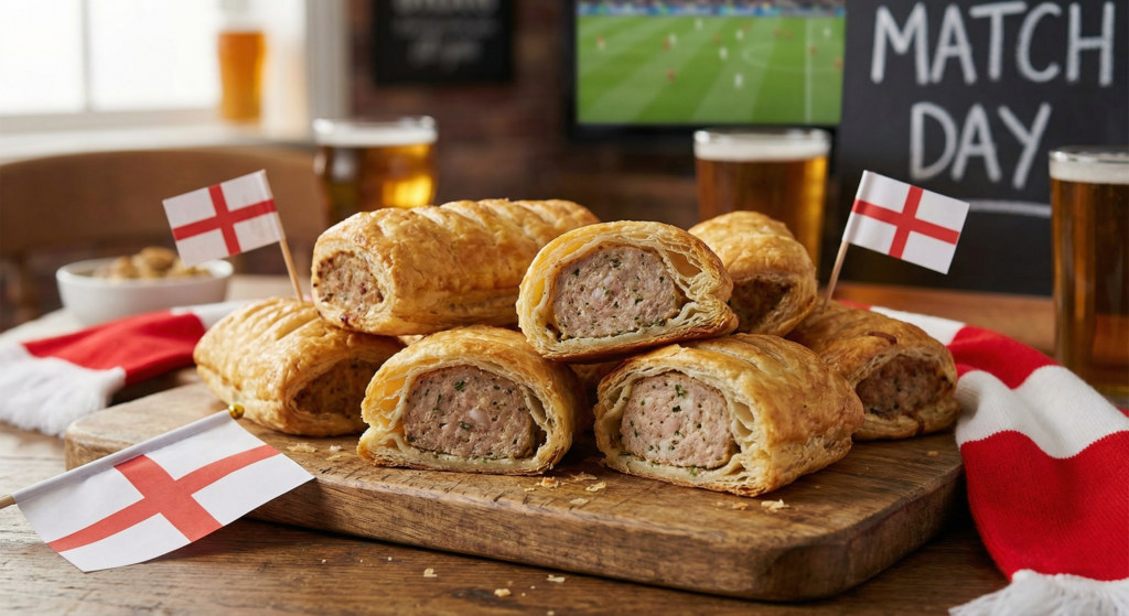 Brit Boy Sausage Rolls ready for Match Day in KC