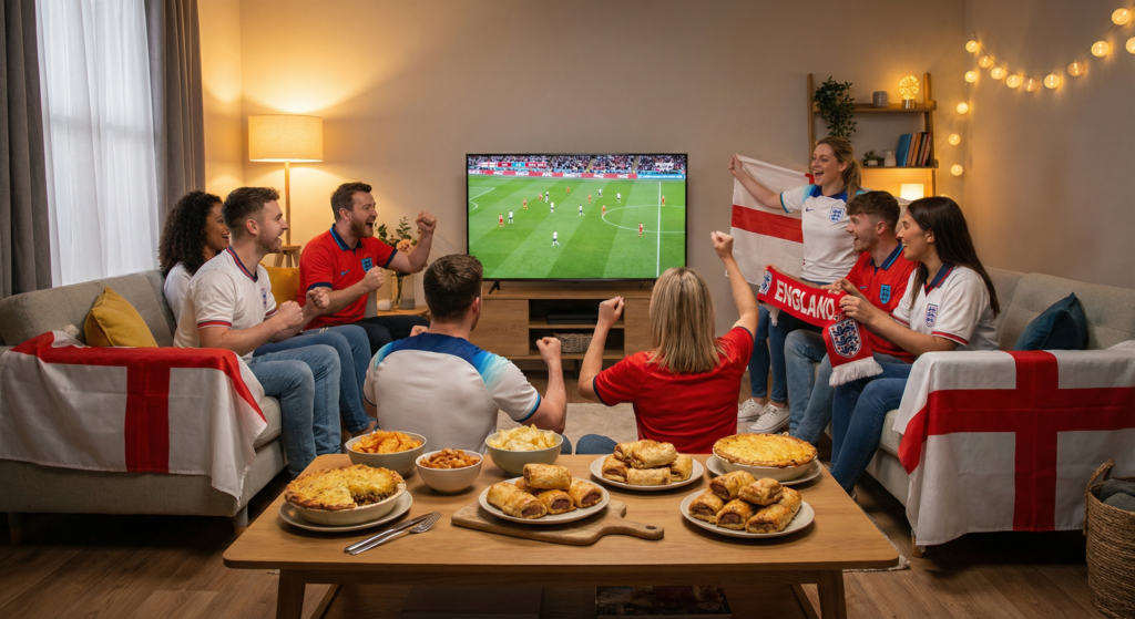 England Supporters Watching the 2026 FIFA World Cup in Kansas City with Brit Boy Street Food