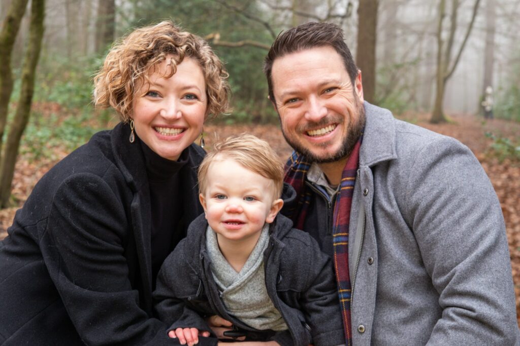 Chris & Lizzie Thomas with their son, the founding family of Brit Boy Street Food