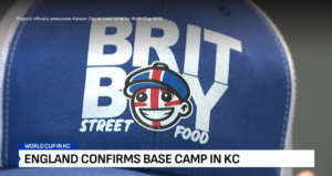 Brit Boy Street Food Hat & Branding being featured on Fox 4 KC with FIFA World Cup 2026