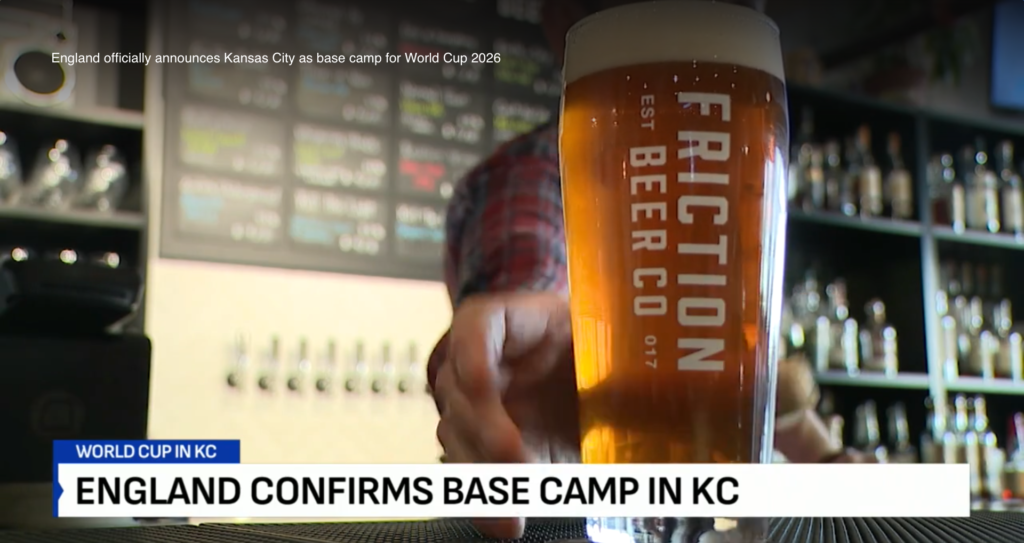 Friction Beer working with Brit Boy Street Food in Kansas getting ready for the FIFA World Cup 2026